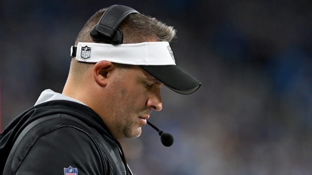 Raiders coach Josh McDaniels.